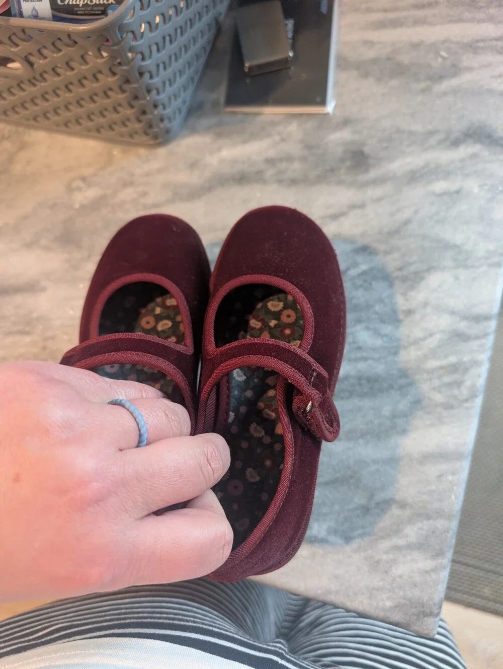 Zara soft burgundy